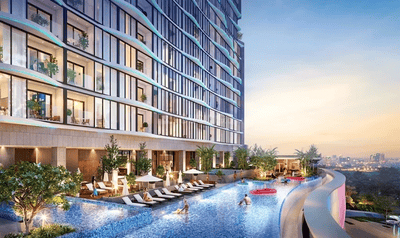Image of 950 Sq.ft 2 BHK Apartment / Flat for sale in Rustomjee Vista Bay, Sewri, Mumbai for Rs. 32500000