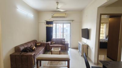 Hall Image of 1080 Sq.ft 3 BHK Apartment / Flat for rent in Adani The Meadows, Shantigram Ahmedabad for Rs. 36000