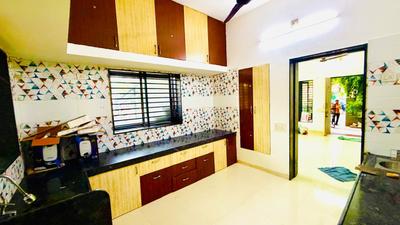 Kitchen Image of 1150 Sq.ft 2 BHK Villa for rent in Memnagar Ahmedabad for Rs. 45000
