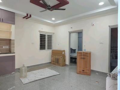 Living Room Image of 780 Sq.ft 1 BHK Apartment / Flat for rent in Kondapur Hyderabad for Rs. 24500