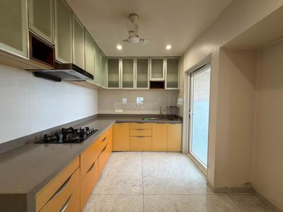 Kitchen Image of 1290 Sq.ft 3 BHK Apartment / Flat for rent in Diwalipura Vadodara for Rs. 40000