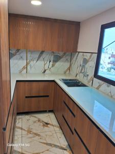 Kitchen Image of 950 Sq.ft 2 BHK Builder Floor for rent in Indirapuram Ghaziabad for Rs. 24000