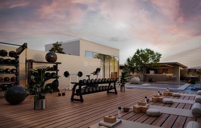 Image of 409 Sq.ft 1 RK Apartment / Flat for sale in Jumeirah Village, Dubai for Rs. 19218469