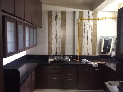 Kitchen Image of 1800 Sq.ft 3 BHK Apartment / Flat for rent in Simandhar Tower, Bodakdev Ahmedabad for Rs. 50000