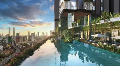 Image of 2000 Sq.ft 4 BHK Apartment / Flat for sale in Tejukaya The Edge, Parel, Mumbai for Rs. 100000000