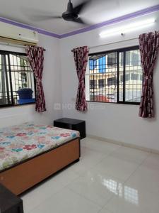Bedroom Image of 1200 Sq.ft 3 BHK Apartment / Flat for rent in Prajapati Park, Kopar Khairane Navi Mumbai for Rs. 75000