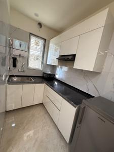 Kitchen Image of 550 Sq.ft 1 BHK Builder Floor for rent in Sector 46 Gurgaon for Rs. 40000