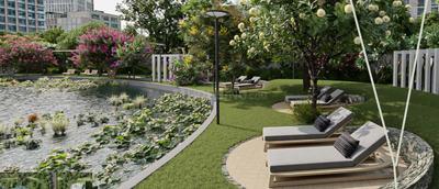 Balcony Image of 874 Sq.ft 3 BHK Apartment / Flat for sale in DTC Still Waters, New Town Kolkata for Rs. 9200000