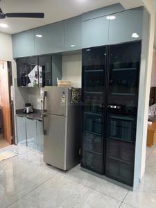 Kitchen Image of 1500 Sq.ft 3 BHK Apartment / Flat for rent in Aarna 39, Bhayli Vadodara for Rs. 55000