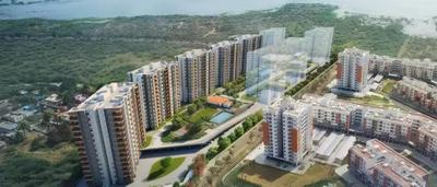 Image of 1079 Sq.ft 2 BHK Apartment / Flat for sale in Mahindra Lakewoods, Mahindra World City, Chennai for Rs. 9000000