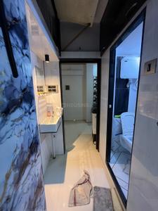Kitchen Image of 260 Sq.ft 1 RK Apartment / Flat for rent in Ghatkopar East Mumbai for Rs. 27000