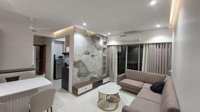 Hall Image of 1205 Sq.ft 2 BHK Apartment / Flat for rent in Adani Aster Phase 1, Vaishno Devi Circle Ahmedabad for Rs. 41000
