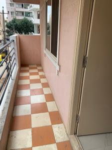 Balcony Image of 615 Sq.ft 1 BHK Apartment / Flat for rent in Indira Nagar Bengaluru for Rs. 26000