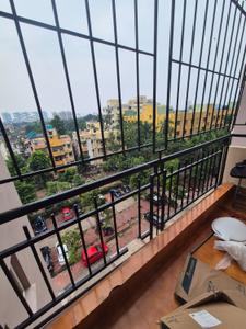 Balcony Image of 1220 Sq.ft 3 BHK Apartment / Flat for rent in South City Garden, Behala Kolkata for Rs. 30000