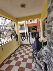 Balcony Image of 850 Sq.ft 2 BHK Builder Floor for rent in Sulikunte Bengaluru for Rs. 23000