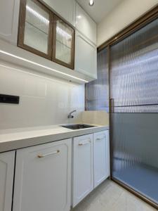 Kitchen Image of 2335 Sq.ft 3 BHK Apartment / Flat for rent in Shivalik Green View, Shantigram Ahmedabad for Rs. 60000