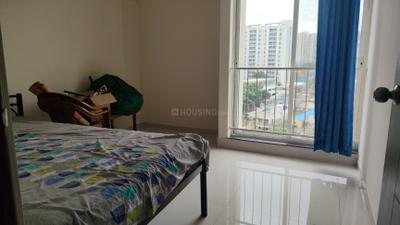 Bedroom Image of 840 Sq.ft 2 BHK Apartment / Flat for rent in Pegasus Megapolis Saffron, Hinjawadi Phase 3 Pune for Rs. 27000