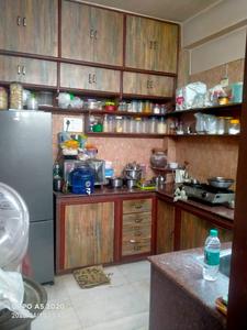 Kitchen Image of 1000 Sq.ft 2 BHK Apartment / Flat for rent in Loharuka Green Woods, Kaikhali Kolkata for Rs. 25000