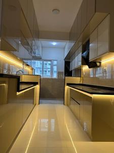 Kitchen Image of 1355 Sq.ft 2.5 BHK Apartment / Flat for rent in L And T Raintree Boulevard, Sahakara Nagar Bengaluru for Rs. 65000