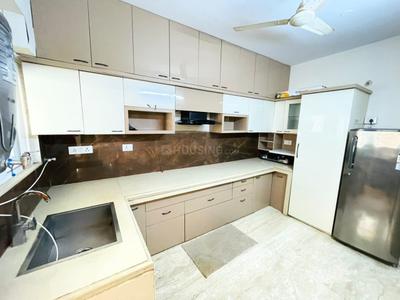 Kitchen Image of 1400 Sq.ft 3 BHK Apartment / Flat for rent in Bawadiya Kalan Bhopal for Rs. 55000