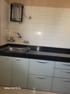 Kitchen Image of 610 Sq.ft 1 BHK Apartment / Flat for rent in Cosmos Heritage, Thane West Thane for Rs. 26000