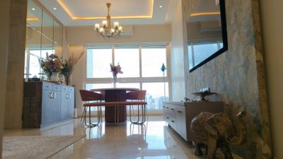 Living Room Image of 1350 Sq.ft 3 BHK Apartment / Flat for sale in N Rose Northern Heights, Dahisar East Mumbai for Rs. 36000000