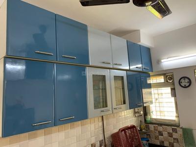 Kitchen Image of 550 Sq.ft 1 BHK Apartment / Flat for rent in Cosmos Orchid, Kasarvadavali Thane for Rs. 28000