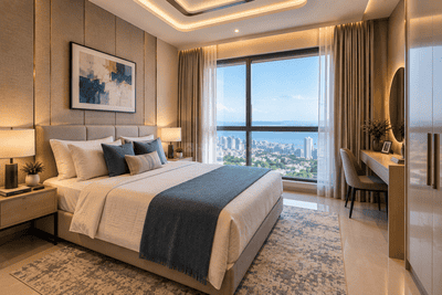 Image of 1790 Sq.ft 4 BHK Apartment / Flat for sale in Mistry 9PBR Tower C2, Seawoods, Navi Mumbai for Rs. 50000000