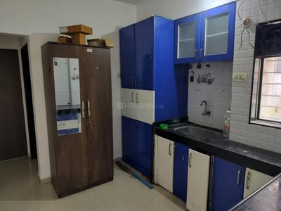 Kitchen Image of 700 Sq.ft 1.5 BHK Apartment / Flat for rent in Wakadkar Mahalaxmi Complex, Wakad Pune for Rs. 26000
