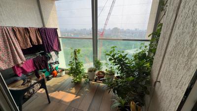 Balcony Image of 1050 Sq.ft 2 BHK Apartment / Flat for sale in Aurum Q Residences R1, MIDC Industrial Area Navi Mumbai for Rs. 22000000
