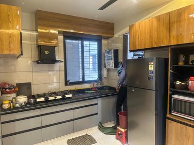 Kitchen Image of 999 Sq.ft 2 BHK Apartment / Flat for rent in Priyanka 7 X Rivera, Tavra Bharuch for Rs. 20000