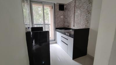 Kitchen Image of 560 Sq.ft 1 BHK Apartment / Flat for rent in Thane West Thane for Rs. 26000