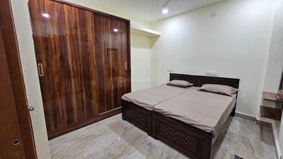 Bedroom Image of 650 Sq.ft 1 BHK Apartment / Flat for rent in Madhapur Hyderabad for Rs. 26500
