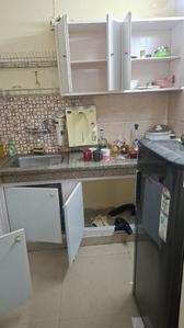 Kitchen Image of 450 Sq.ft 1 RK Builder Floor for rent in Safdarjung Enclave New Delhi for Rs. 32000
