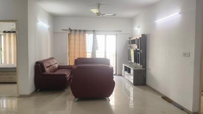 Living Room Image of 2280 Sq.ft 3 BHK Apartment / Flat for rent in Adani The Meadows, Shantigram Ahmedabad for Rs. 58000