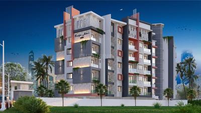 Image of 1388 Sq.ft 2 BHK Apartment / Flat for sale in Bejai, Mangalore for Rs. 8100000