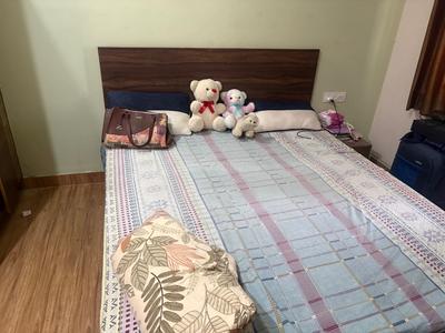 Bedroom Image of 500 Sq.ft 2 BHK Builder Floor for rent in Panchyawala Jaipur for Rs. 19000