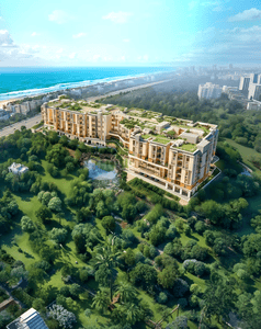 Image of 1599 Sq.ft 3 BHK Apartment / Flat for sale in Uthandi, Chennai for Rs. 10600000