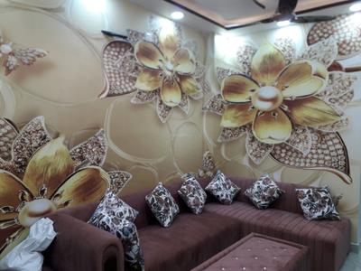 Living Room Image of 900 Sq.ft 3 BHK Apartment / Flat for sale in Dwarka Mor New Delhi for Rs. 4300000