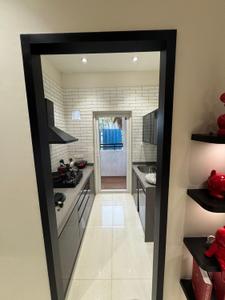 Kitchen Image of 444 Sq.ft 1 BHK Apartment / Flat for sale in Arihant Avanti Palace, Shilgaon Thane for Rs. 4200000