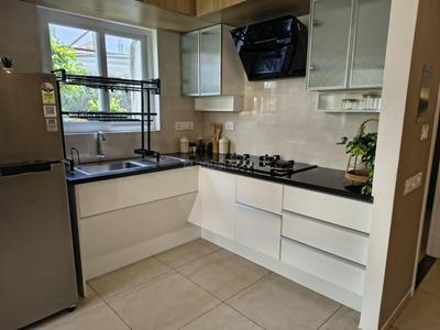 Kitchen Image of 1026 Sq.ft 1 BHK Apartment / Flat for sale in TVS Emerald Serene Springs, Kelambakkam Chennai for Rs. 8500000
