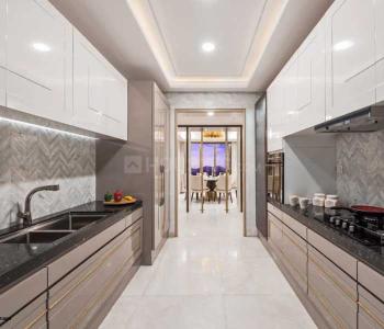 Kitchen Image of 498 Sq.ft 1 BHK Apartment / Flat for sale in Kulswamini Brahmand Wing B Janai Shankar, Thakurli Thane for Rs. 4498000