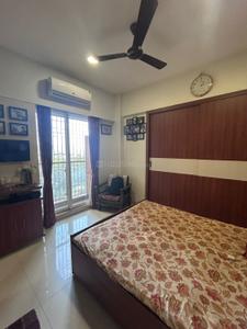Bedroom Image of 1250 Sq.ft 3 BHK Apartment / Flat for rent in Ashar Sapphire, Thane West Thane for Rs. 65000