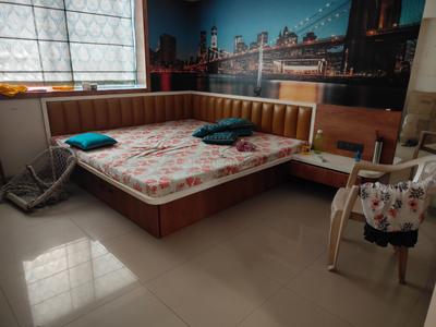 Bedroom Image of 1350 Sq.ft 3 BHK Apartment / Flat for rent in Shreeyog Shree Vishwa, Uttara Nagar Nashik for Rs. 19000