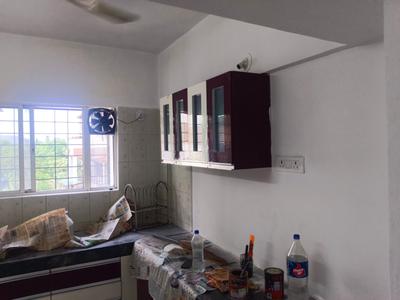 Kitchen Image of 640 Sq.ft 1 BHK Apartment / Flat for rent in Amba Nagari, Dhanori Pune for Rs. 20000