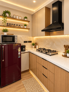 Image of 850 Sq.ft 1 BHK Builder Floor for rent in Omaxe Eternity, Sunrakh Bangar, Vrindavan for Rs. 35000