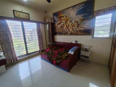Bedroom Image of 1250 Sq.ft 3 BHK Apartment / Flat for rent in Skyi Songbirds , Bhugaon Pune for Rs. 40000
