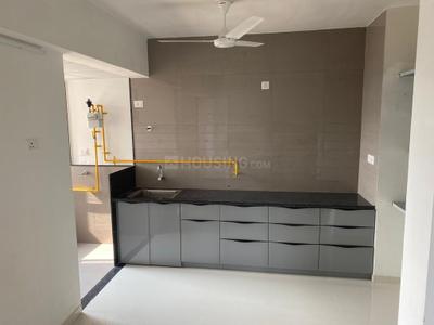 Kitchen Image of 1500 Sq.ft 3 BHK Apartment / Flat for sale in Mahadev Elegance, Shela Ahmedabad for Rs. 7200000