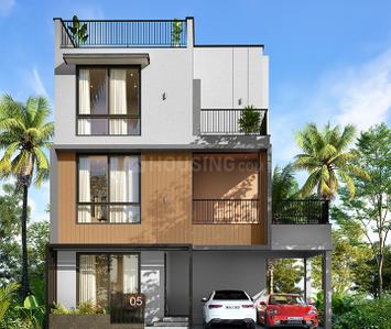 Image of 2179 Sq.ft 3 BHK Villa for sale in Navalur, Chennai for Rs. 22700000
