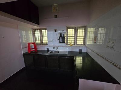 Kitchen Image of 1115 Sq.ft 2 BHK Builder Floor for rent in Punkunnam Thrissur for Rs. 24000